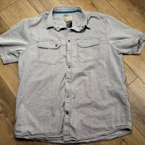 5.11 Tactical Light Gray Striped Men's Shirt